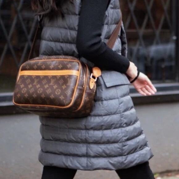 AUTHENTIC LOUIS VUITTON REPORTER PM MESSENGER SHOULDER BAG MONOGRAM SP0064 - Picture 9 of 9